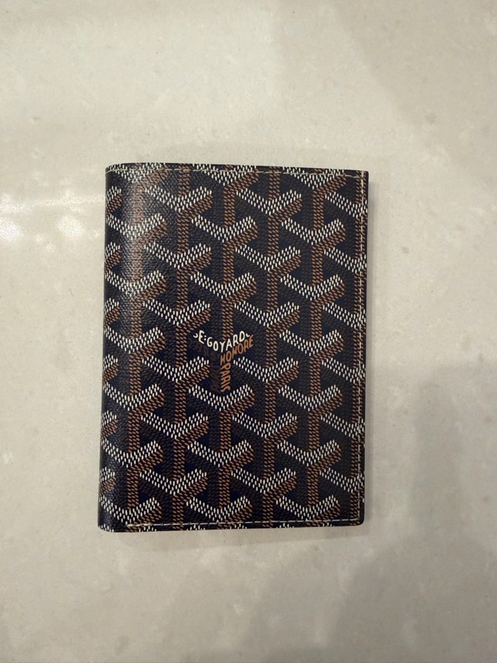Authentic Goyard Grenelle Passport Cover
